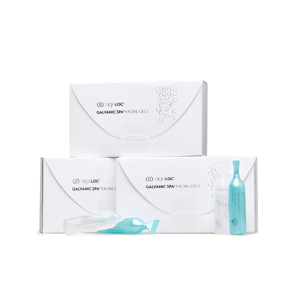 NuSkin - ageLOC Galvanic Spa Facial Gels für das Anti-Aging-Gerät – 3 Packungen - NuCosmeticShop