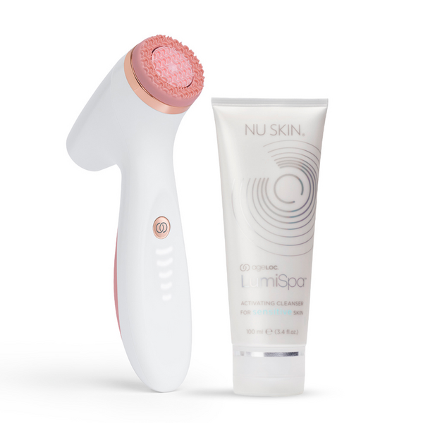 NuSkin - ageLOC LumiSpa iO Rose Gold Cleansing Kit – empfindliche Haut - NuCosmeticShop