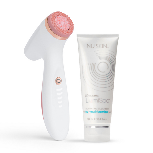 NuSkin - ageLOC LumiSpa iO Rose Gold Cleansing Kit – normale bis Mischhaut - NuCosmeticShop